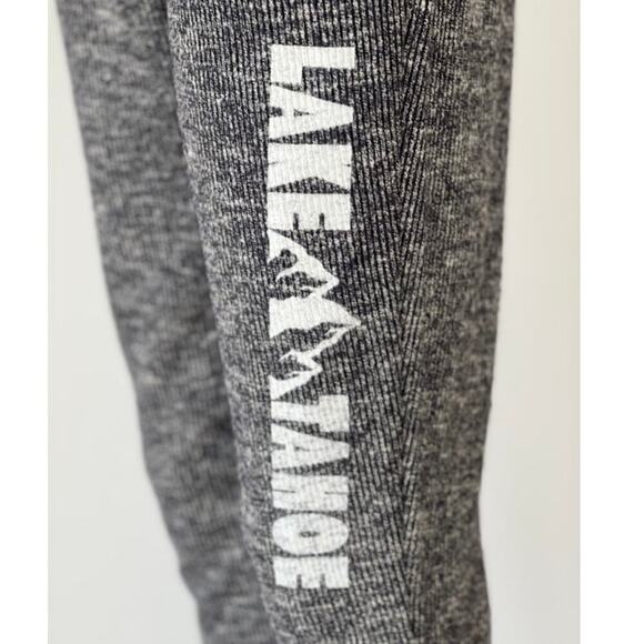 Brushed Rib Lake Tahoe Jogger Pants with Pockets in Heather Blue - Picture 3 of 6